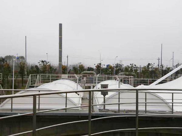 齊魯第一化肥有限公司膜結構污水池加蓋